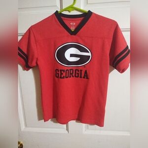 UGA Georgia Bulldogs Dawgs kids large 10/12 jersey